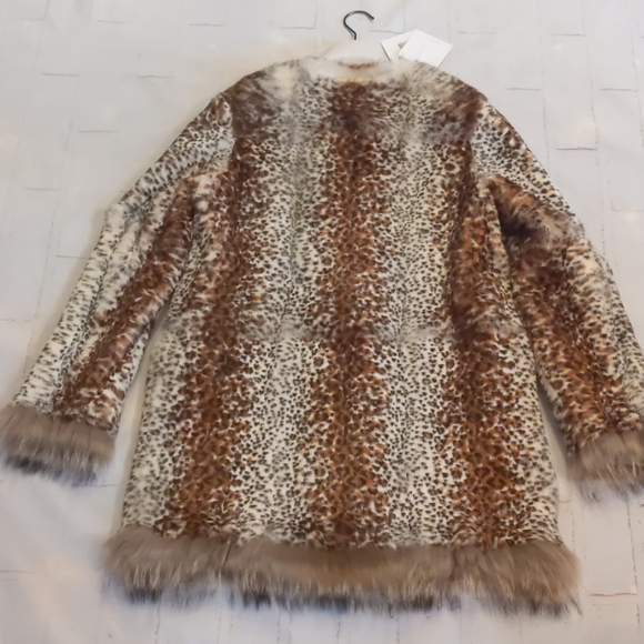 🆕 VALENTINO 100% Rabbit Fur Leopard Print Coat - Picture 13 of 15